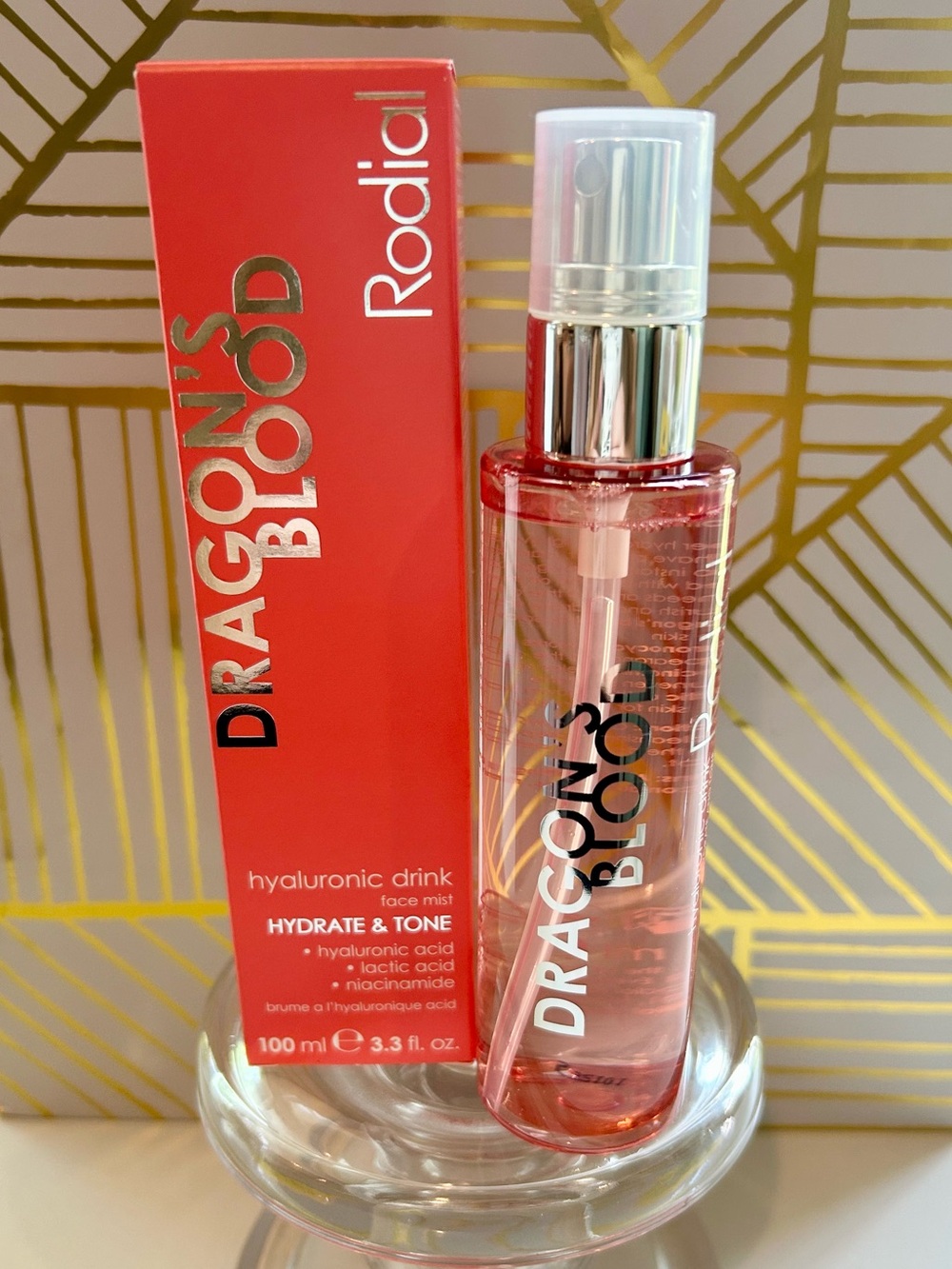 ✨ Rodial Dragon’s Blood Hyaluronic Drink Face Mist | 3.3 oz Full Size | NIB ✨